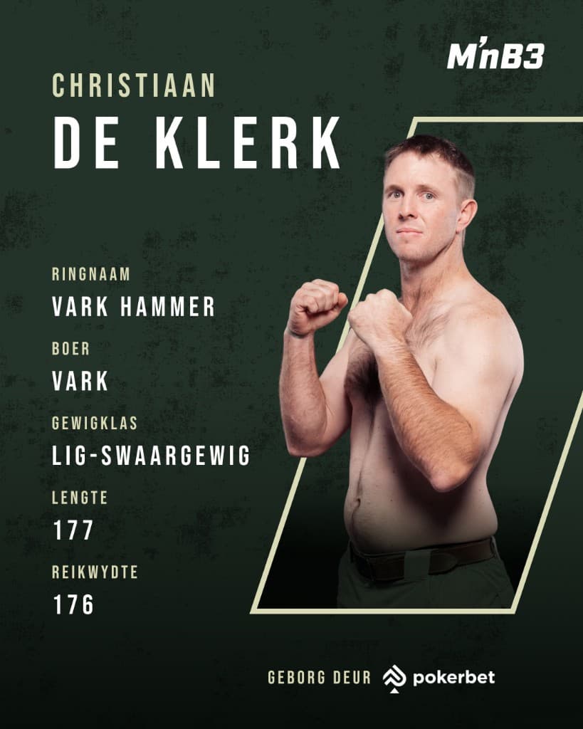 Portret van Christiaan de Klerk