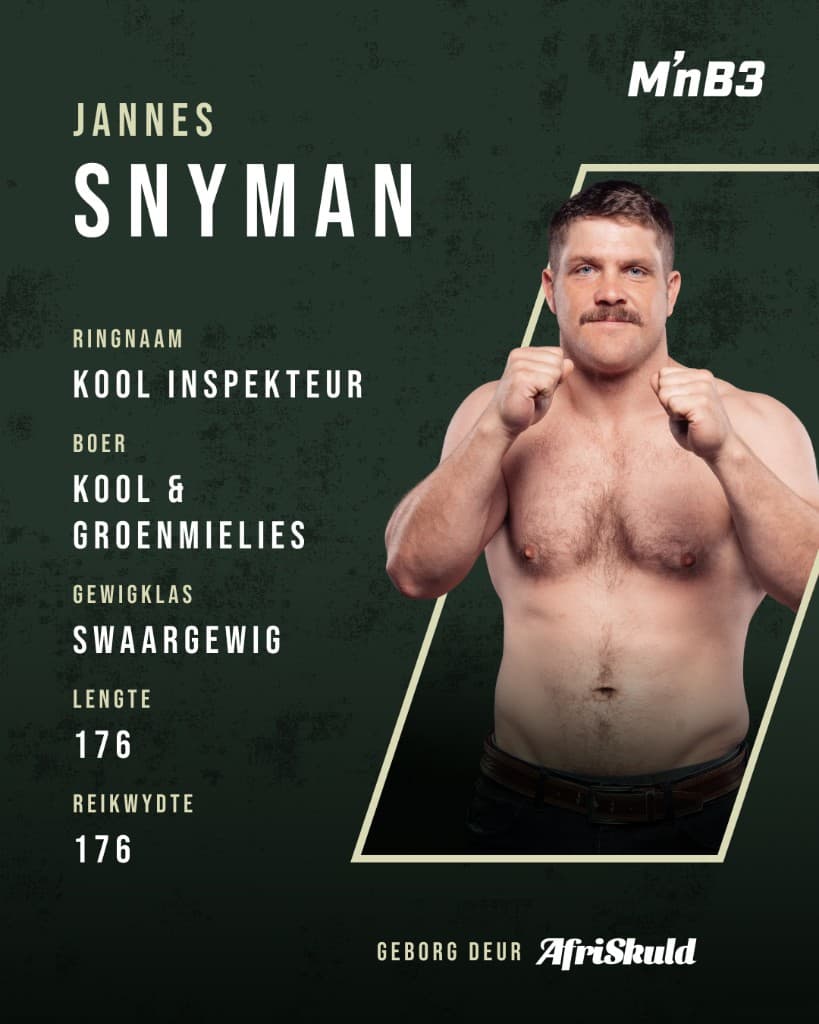 Portret van Jannes Snyman