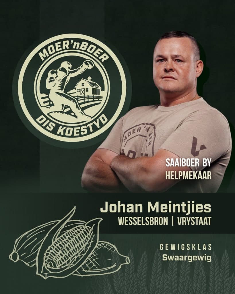 Portret van Johan Meintjies