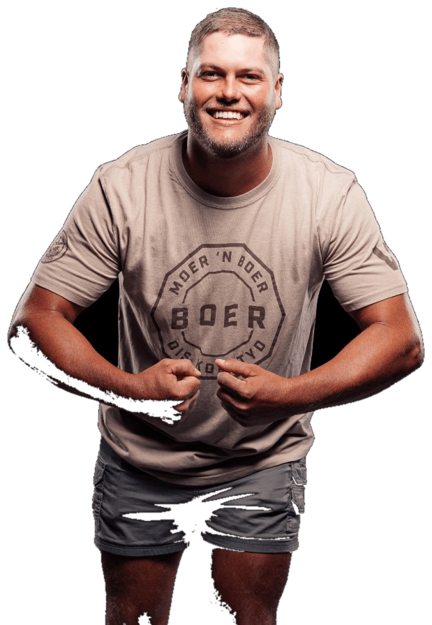 Portret van Dirk Hanekom