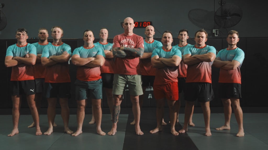 Span Rooi in die gimnasium